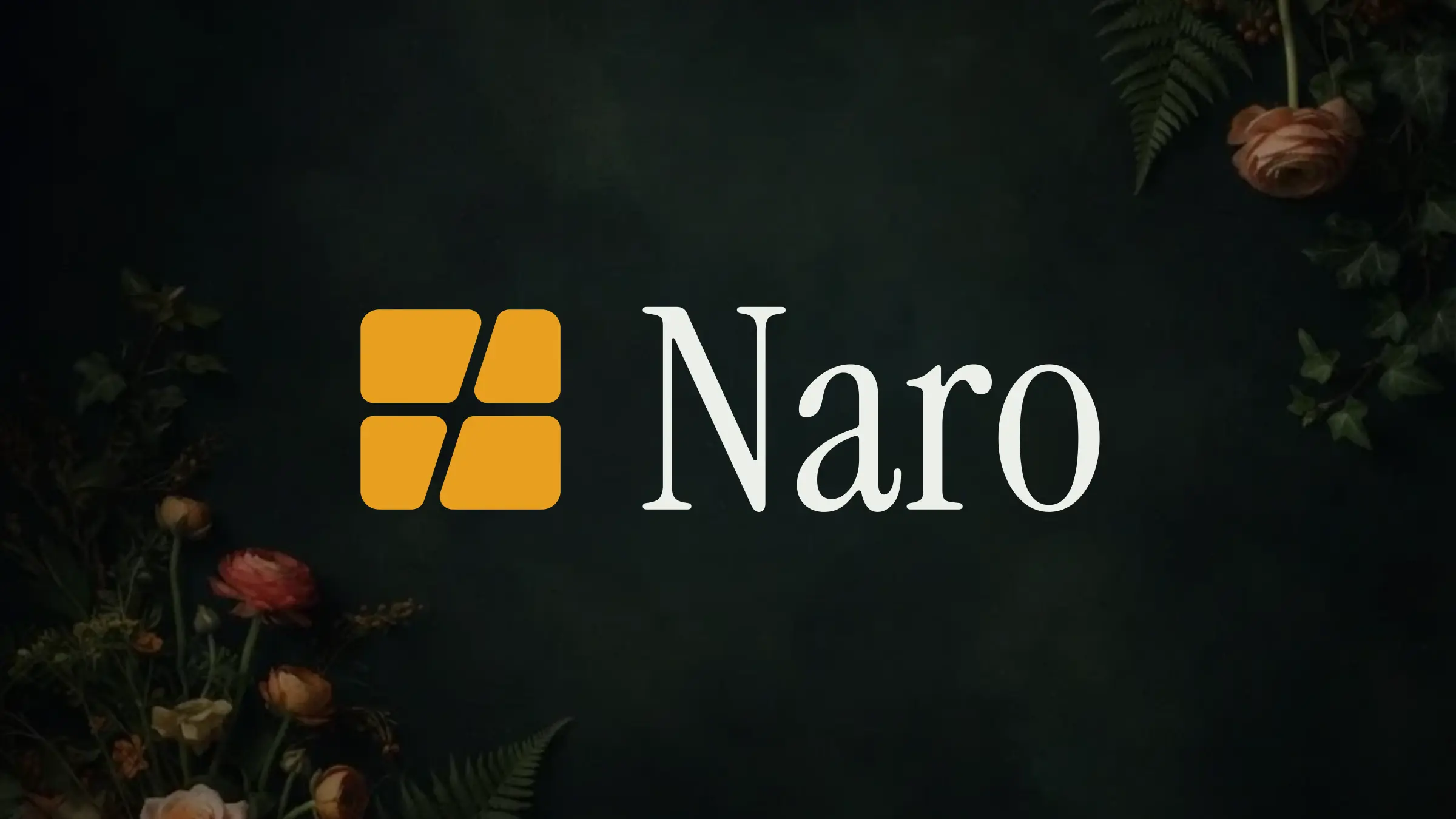 Naro: The full lockup, same treatment