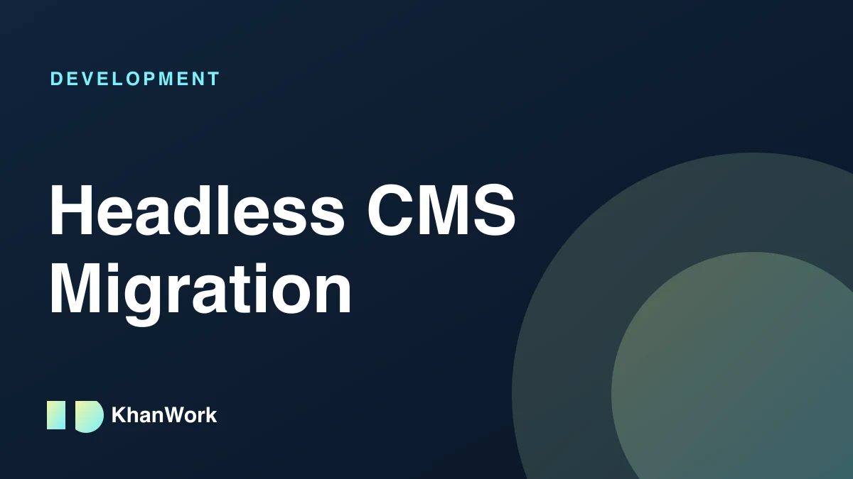 Headless CMS Migration: When Sanity, Next.js, and Vercel Make Sense