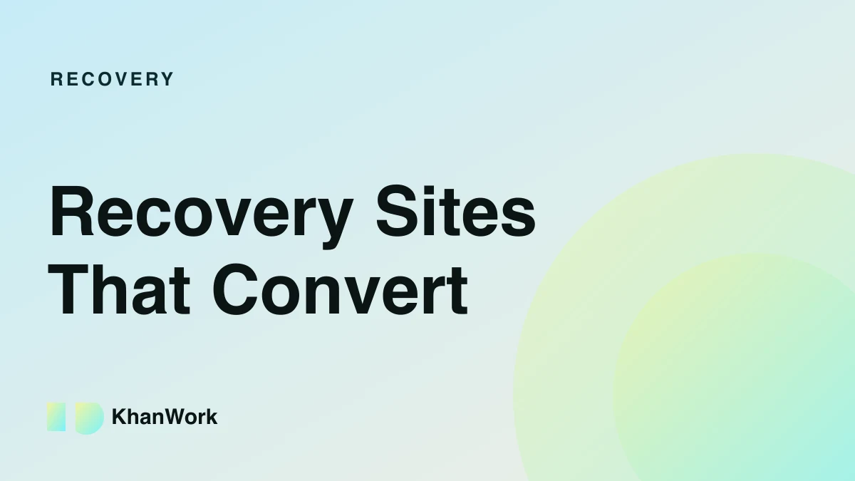 How to Design an Addiction Recovery Website That Actually Converts